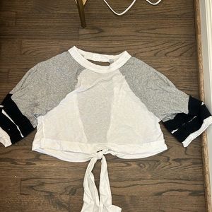 Free people open back top